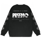 Amiri Letter Print Long Sleeve T-Shirts